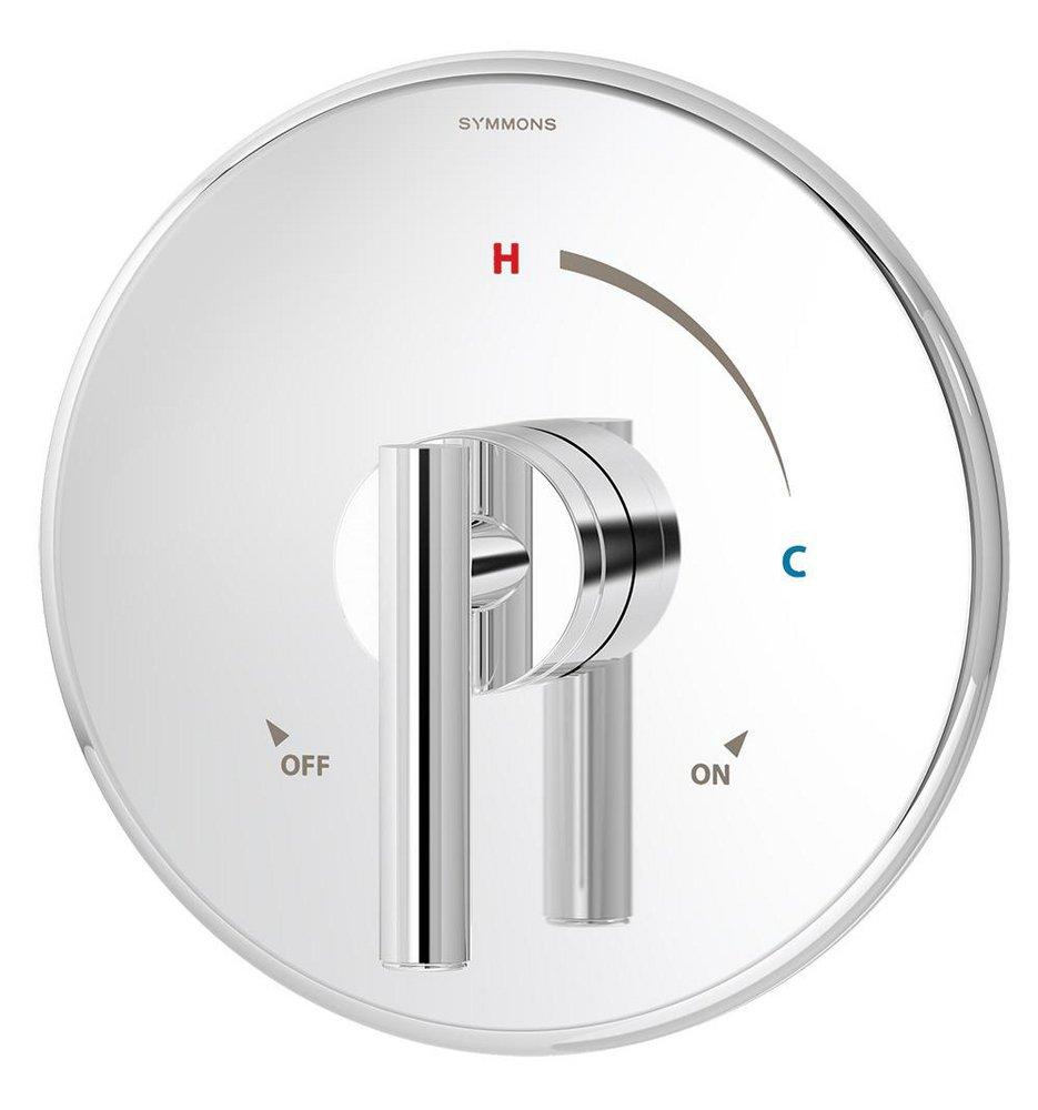 Symmons Industries Polished Chrome 7-1/2 in. Shower Valve Trim with Single Lever Handle 