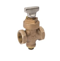 3/4 in. Bronze IPS Stop & Waste Valve