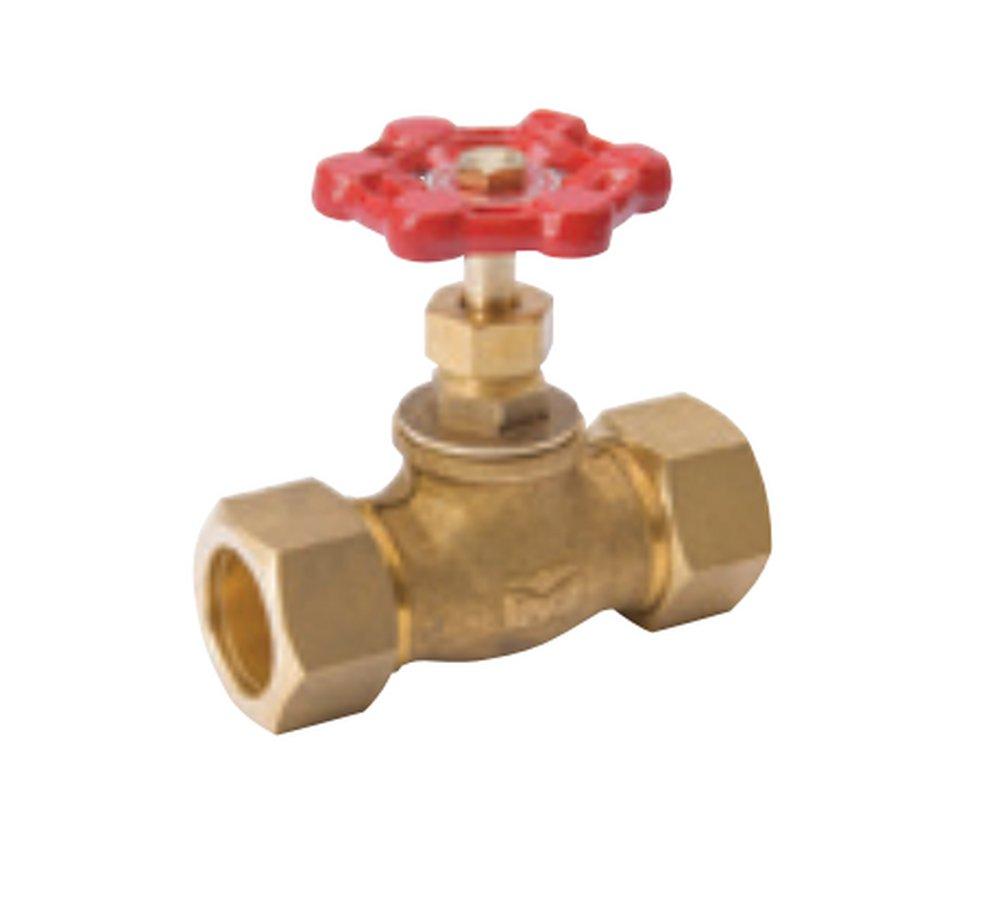 B&K Brass Compression Stop & Waste Valve 