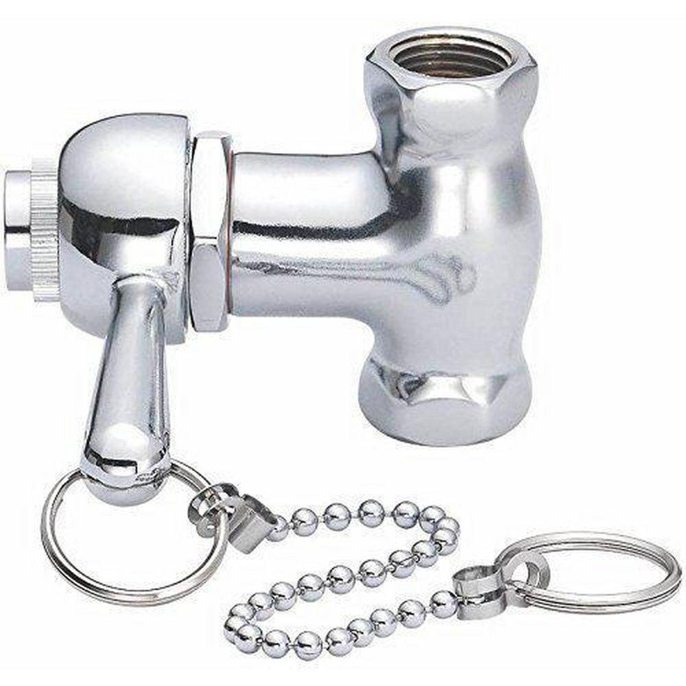 B&K Polished Chrome Self-Closing Shower Valve with Pull Chain 