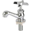 Single Handle Cross Deck Mount Faucet in Polished Chrome