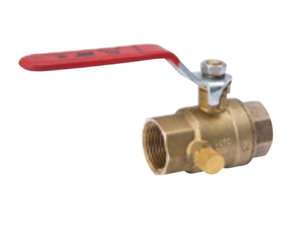 B&K Forged Brass IPS Stop & Waste Valve 