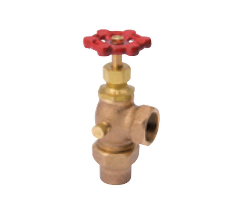 B & K Industries Brass IPS Stop & Waste Valve 