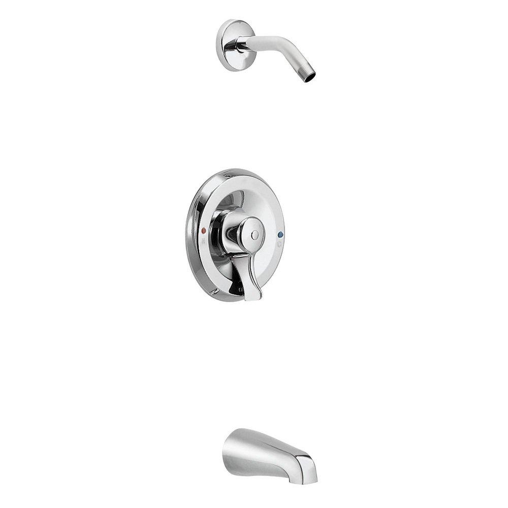 Moen Chrome 2.5 gpm Tub and Shower with Single Lever Handle 