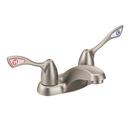 Two Handle Widespread Bathroom Sink Faucet in Classic Brushed Nickel