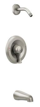 Moen Classic Brushed Nickel 2.5 gpm Tub and Shower with Single Lever Handle 