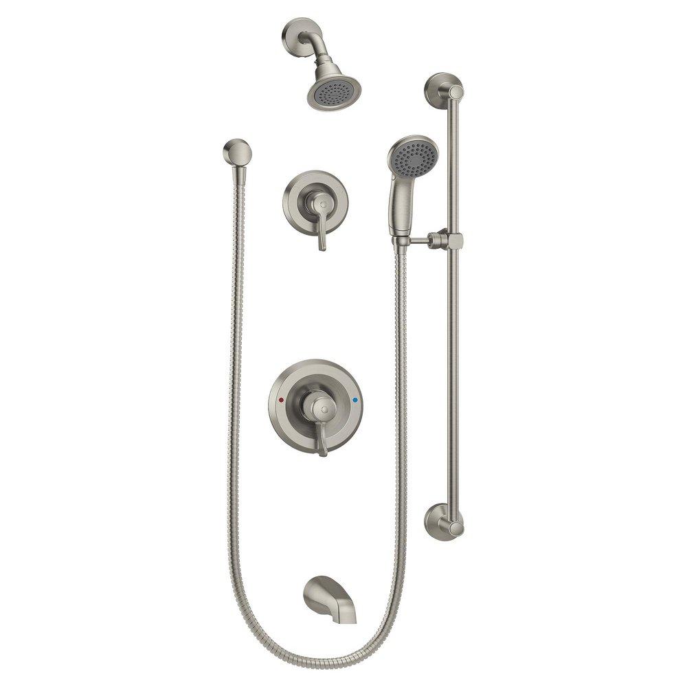 Moen Brushed Nickel Two Handle Single Function Shower System 