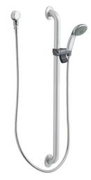 Moen Chrome 2.5 gpm Slide Bar and Grab Bar Shower 