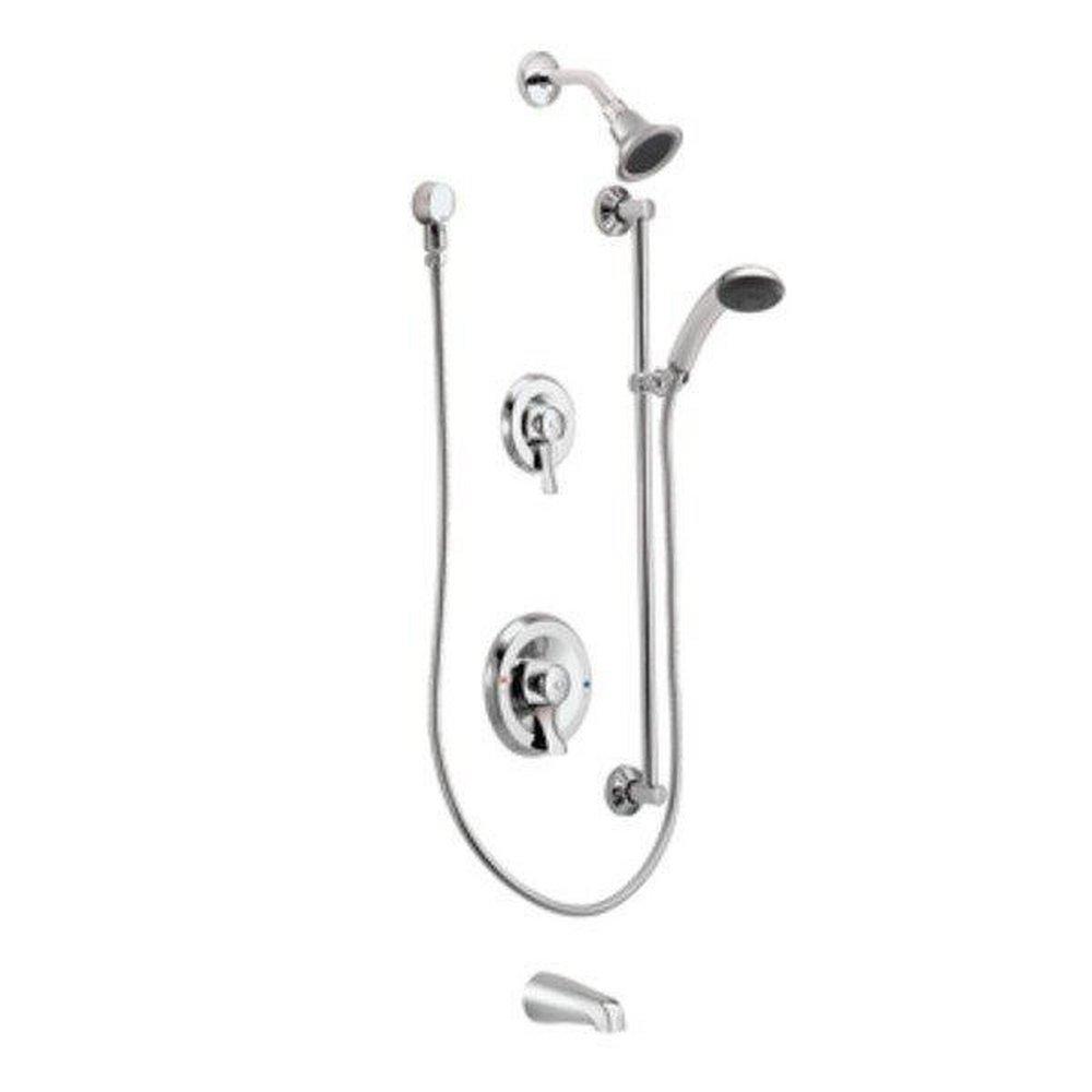 Moen Polished Chrome Two Handle Single Function Shower System 