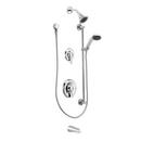 Two Handle Single Function Shower System in Polished Chrome