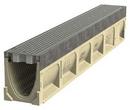 4-18/25 in. Grooved Galvanized Steel and Polymer Concrete Channel