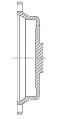 Mechanical Joint Ductile Iron Cap 