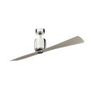 60 in. 2-Blade Ceiling Fan in Polished Nickel