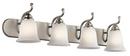 Kichler Lighting Brushed Nickel 4-Light Bath Light 