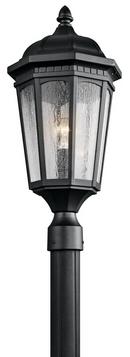 Kichler Lighting Textured Black 200W 1-Light Hybrid Post Lantern 