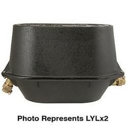 5/8 x 3/4 in. Brass and Cast Iron and Plastic Yokebox