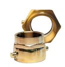 Fire-End & Croker FNST x FNPT Swivel Adapter in Polished Brass 