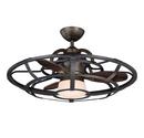 75W 3-Blade Ceiling Fan with 26 in. Blade Span in Reclaimed Wood