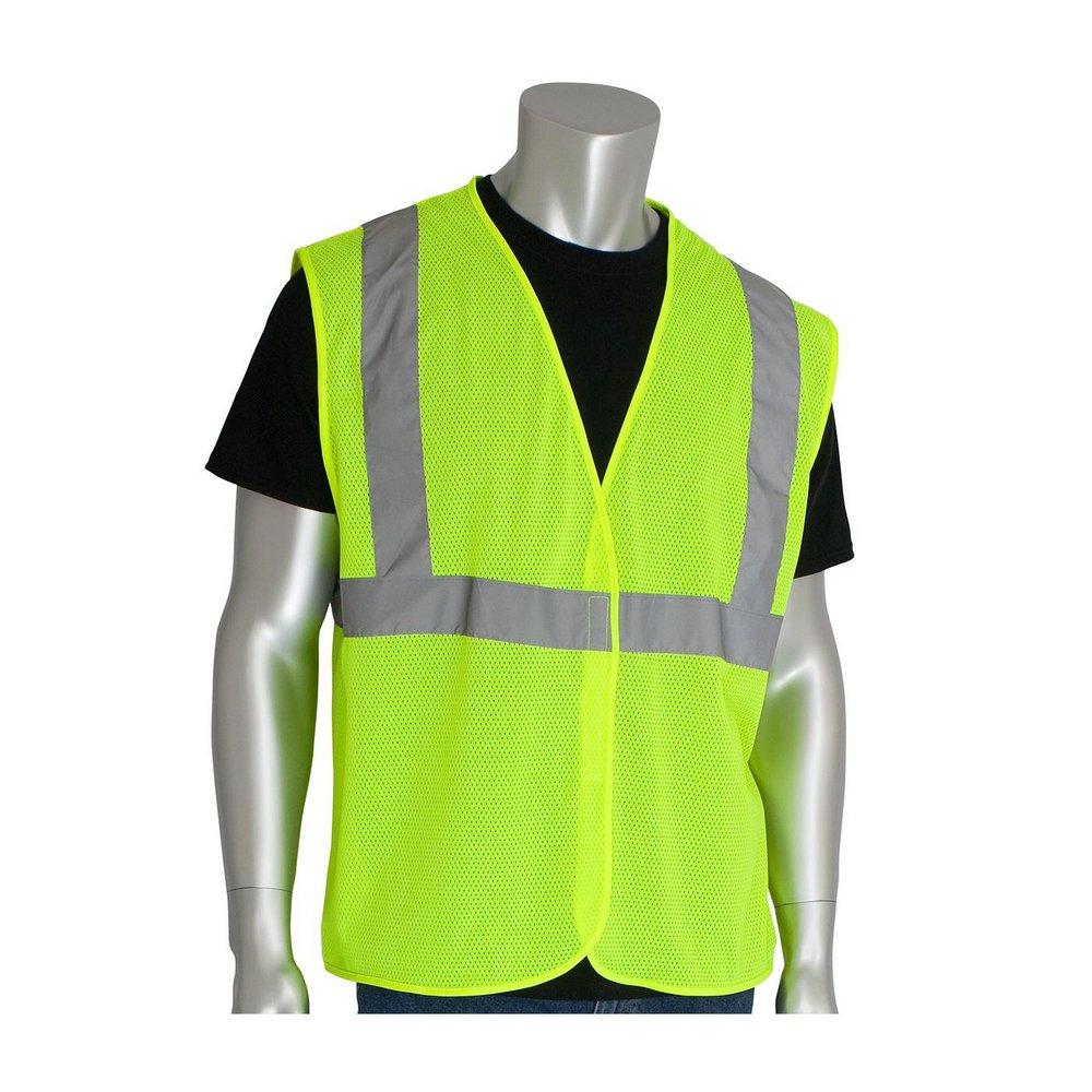 PIP&reg; Lime Green Safety Vest in Lime Green 