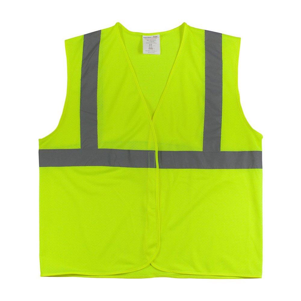 PIP&reg; Lime Green Safety Vest in Lime Green 