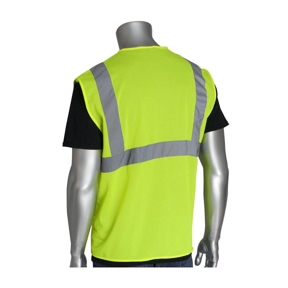 PIP&reg; Lime Green Safety Vest in Lime Green 