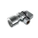 PROFLO® Chrome Plated 5/8 x 3/8 in. Push x OD Tube Knob Angle Supply Stop Valve