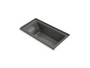 60 x 30 in. Drop-In Bathtub with Right Drain in Thunder Grey