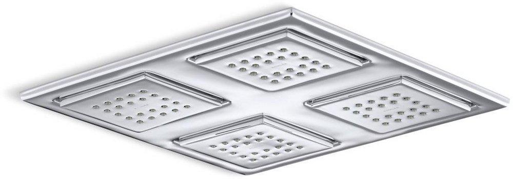 KOHLER Polished Chrome Single Function Rain Showerhead 