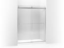 KOHLER Bright Silver 74 x 59-5/8 in. Shower Door with Towel Bar 