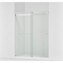 KOHLER Bright Silver 74 x 59-5/8 in. Shower Door with Towel Bar 