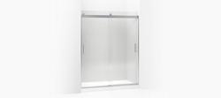 Kohler 60-1/4 in. Shower Door with Handle in Bright Silver Bright Silver