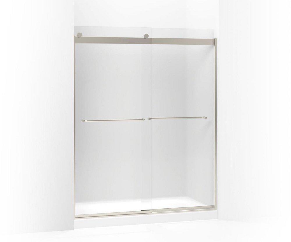 KOHLER Matte Nickel 74 x 59-5/8 in. Shower Door 
