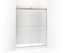 KOHLER Matte Nickel 74 x 59-5/8 in. Shower Door 