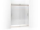 KOHLER Anodized Brushed Bronze 74 x 59-5/8 in. Frameless Sliding Shower Door 