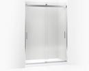 KOHLER Bright Polished Silver 82 x 59-5/8 in. Frameless Sliding Shower Door 