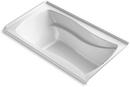 66 x 35-7/8 in. Acrylic 3-Wall Alcove Rectangular Air Bathtub with Right Drain in White