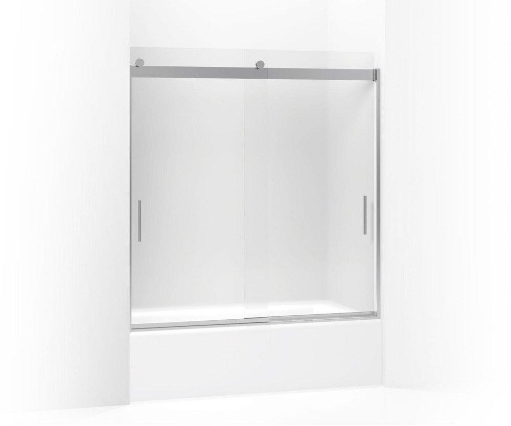 KOHLER Bright Silver 62 x 59-5/8 in. Shower Door 