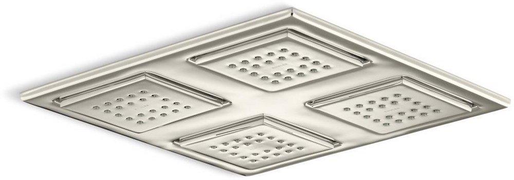 KOHLER Vibrant&reg; Polished Nickel Single Function Rain Showerhead 