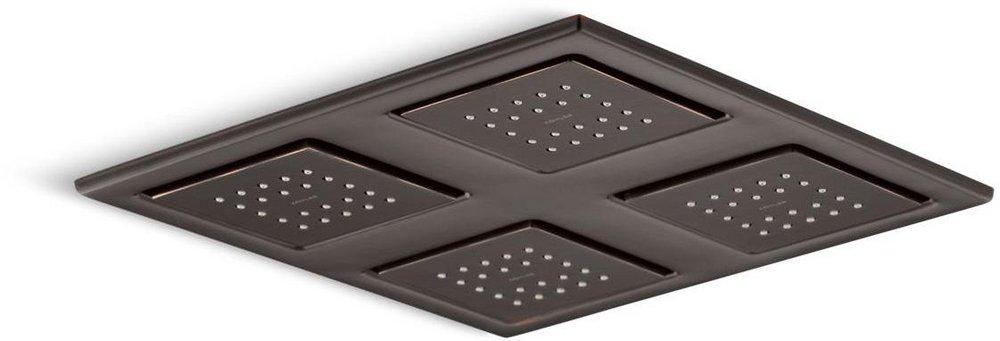 KOHLER Oil Rubbed Bronze Single Function Rain Showerhead 