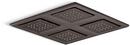 KOHLER Oil Rubbed Bronze Single Function Rain Showerhead 