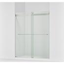 KOHLER Matte Nickel 74 x 59-5/8 in. Shower Door with Towel Bar 