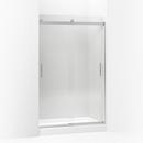 74 x 47-5/8 in. Frameless Sliding Shower Door in Bright Polished Silver