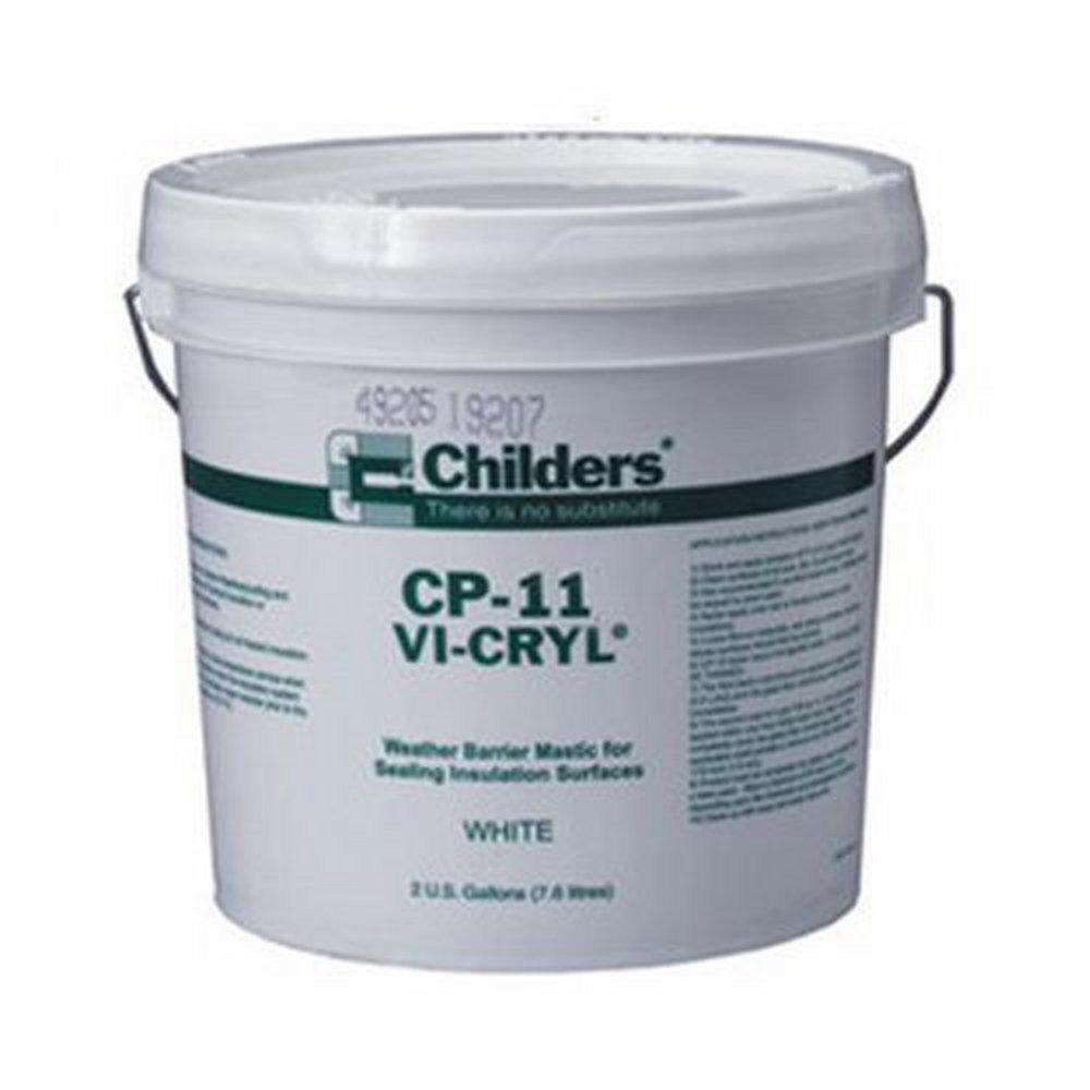 Childers Products Weather Barrier Mastic Coating in white 