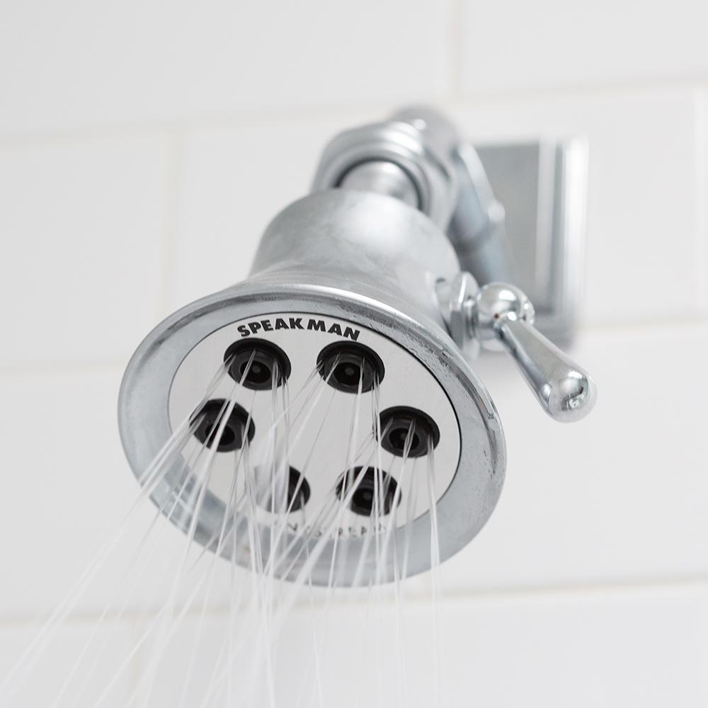 Speakman Polished Chrome Multi Function Flood, Intense and Rain Showerhead 