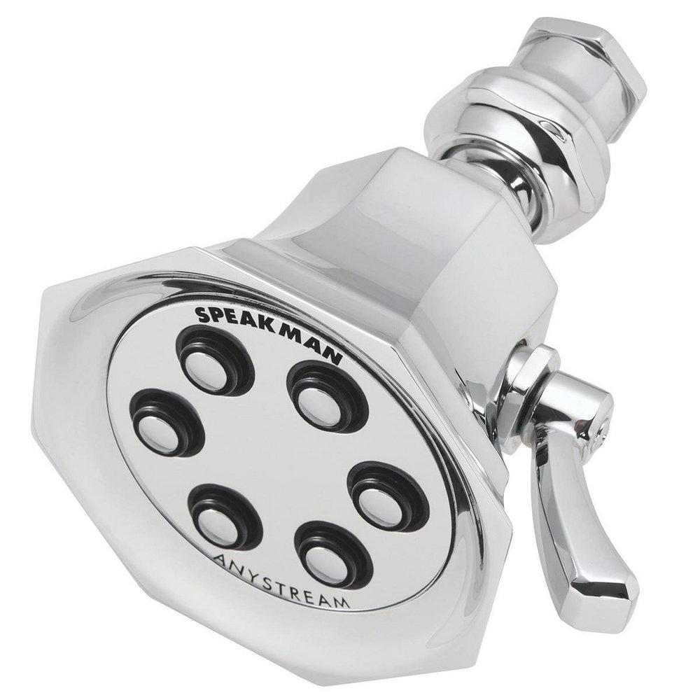Speakman Polished Chrome Multi Function Flood, Intense and Rain Showerhead 