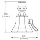 Speakman Polished Chrome Multi Function Flood, Intense and Rain Showerhead 