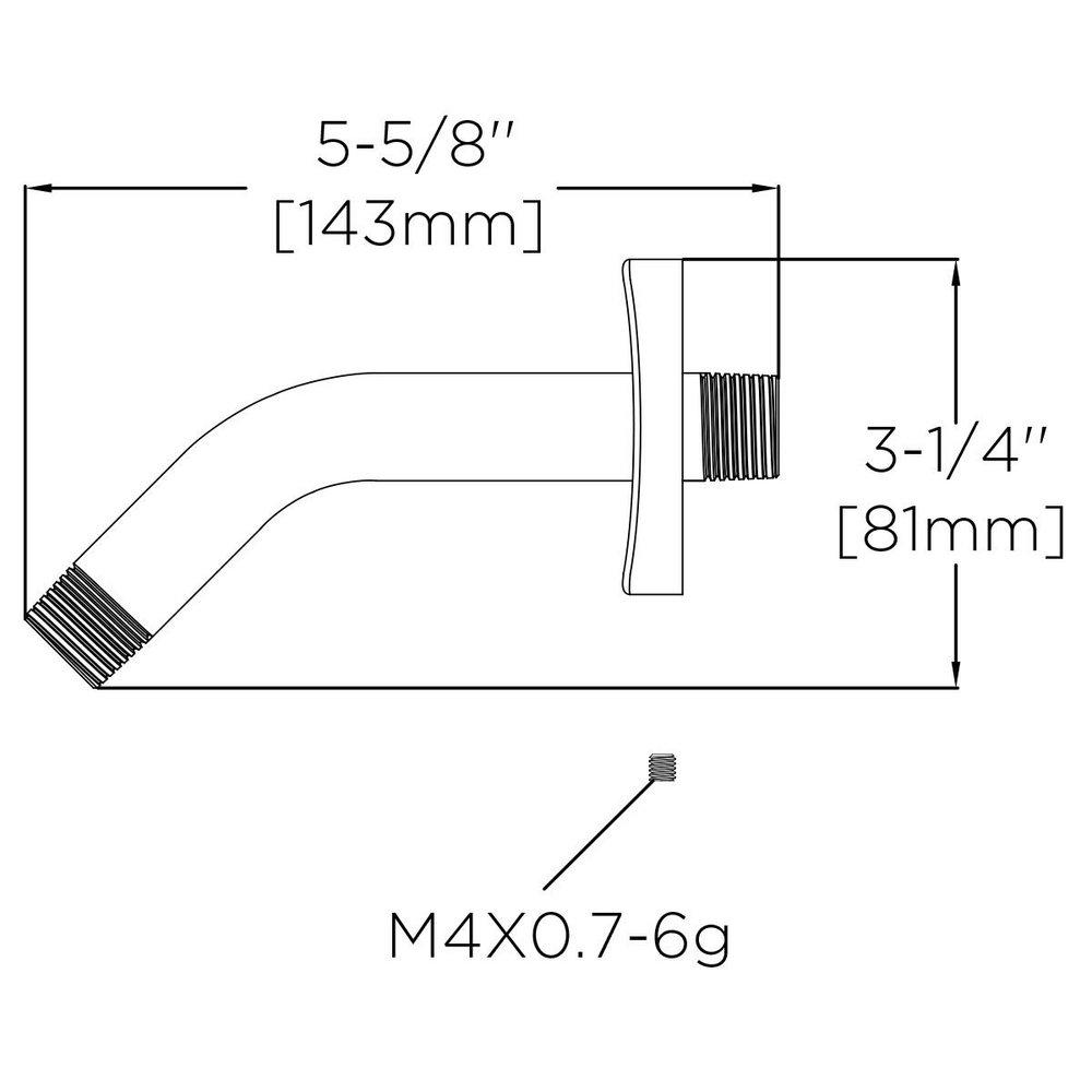 Speakman Polished Chrome Shower Arm and Flange 