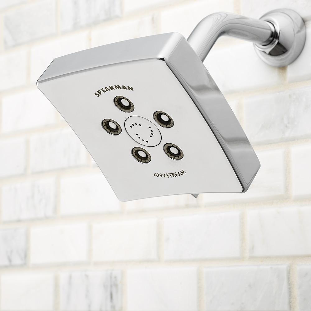Speakman Polished Chrome Multi Function Intense, Massage and Combination Showerhead 