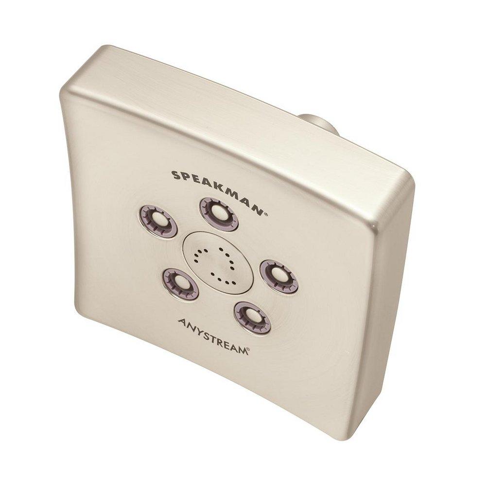 Speakman Brushed Nickel Multi Function Intense, Massage and Combination Showerhead 