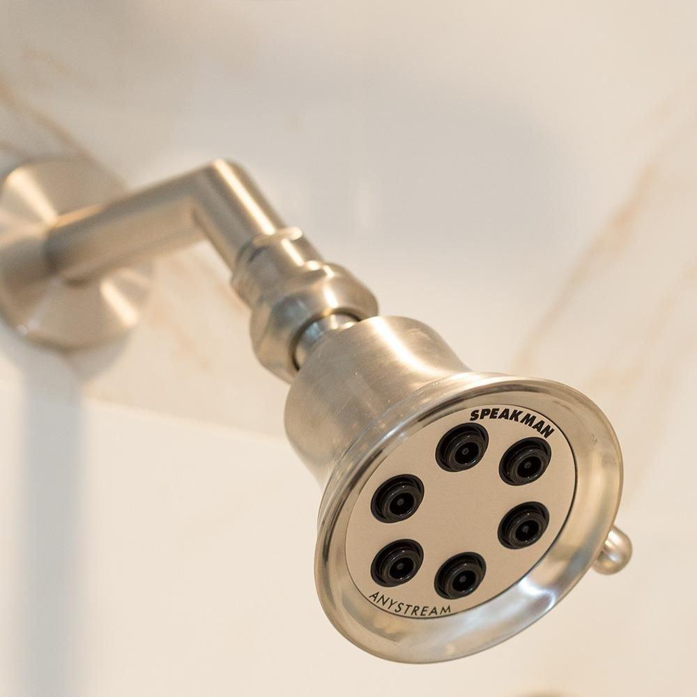 Speakman Brushed Nickel Multi Function Flood, Intense and Rain Showerhead 